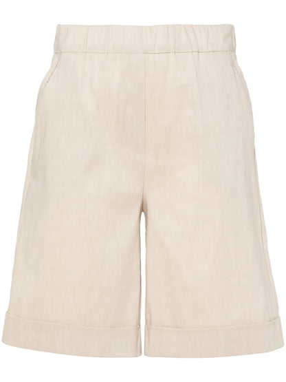 High-Waisted Tailored Shorts