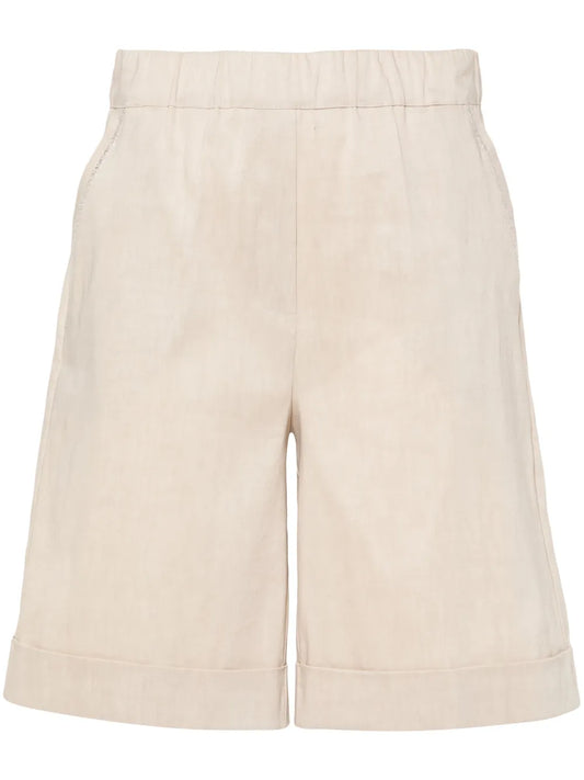 High-Waisted Tailored Shorts