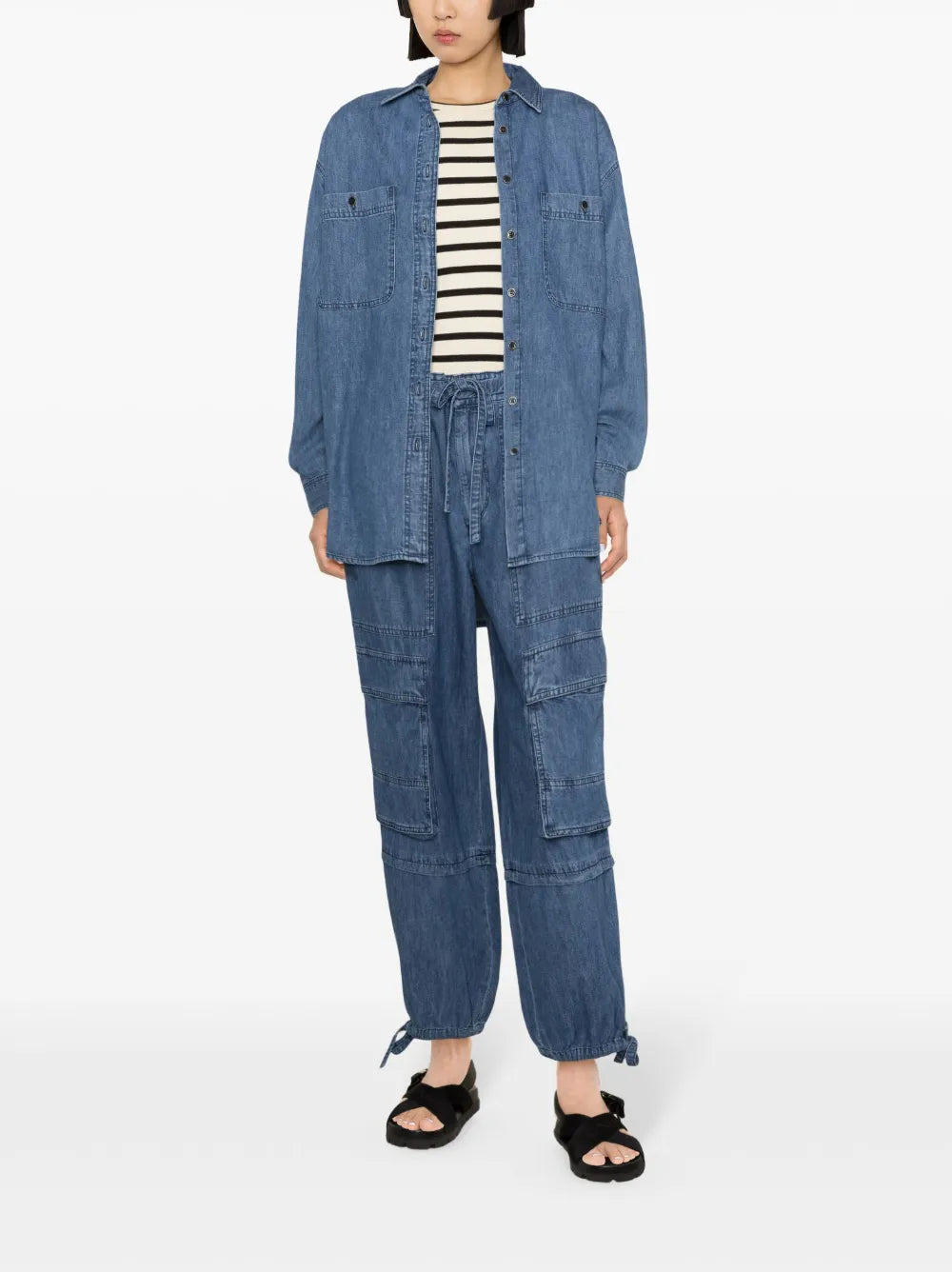 Ivy High-Rise Wide-Leg Jeans