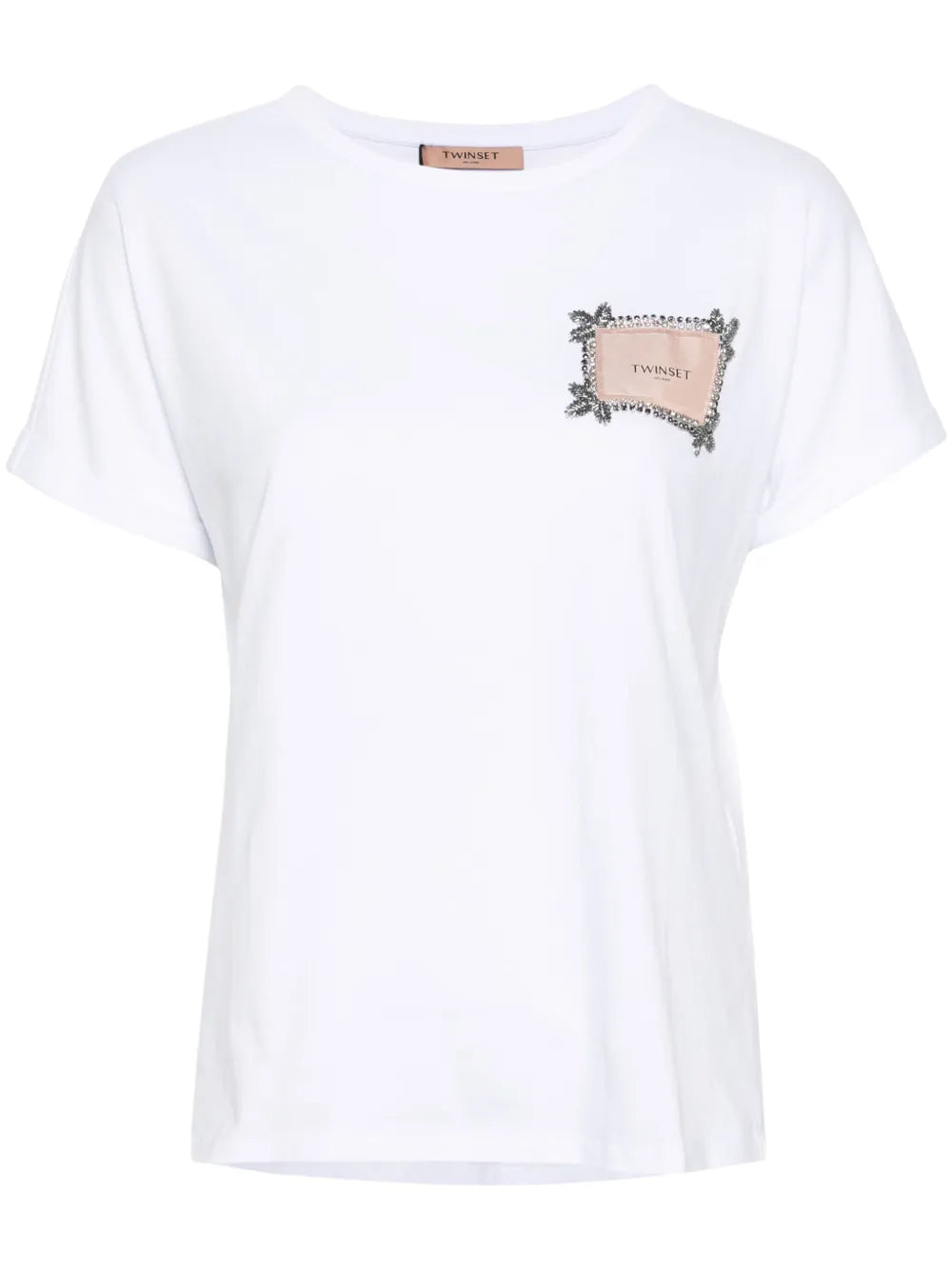 Logo-Patch Cotton T-Shirt