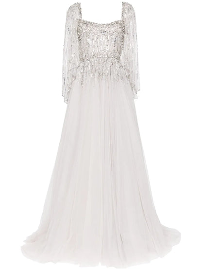 Bunny Blooms Sequin-Embellished Gown