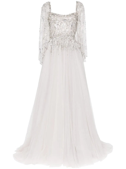 Bunny Blooms Sequin-Embellished Gown