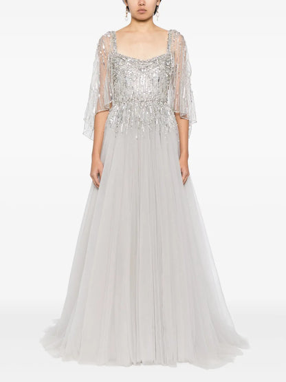 Bunny Blooms Sequin-Embellished Gown