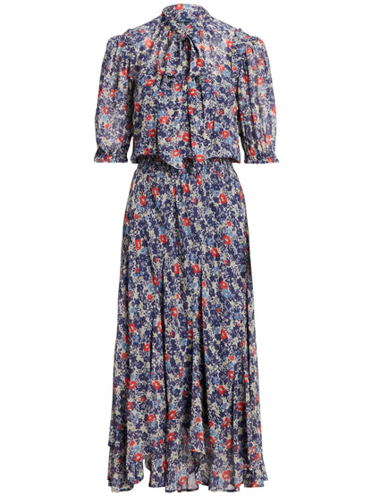 Floral-Print Maxi Dress
