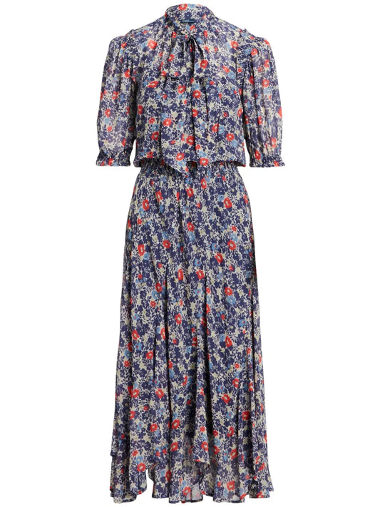 Floral-Print Maxi Dress