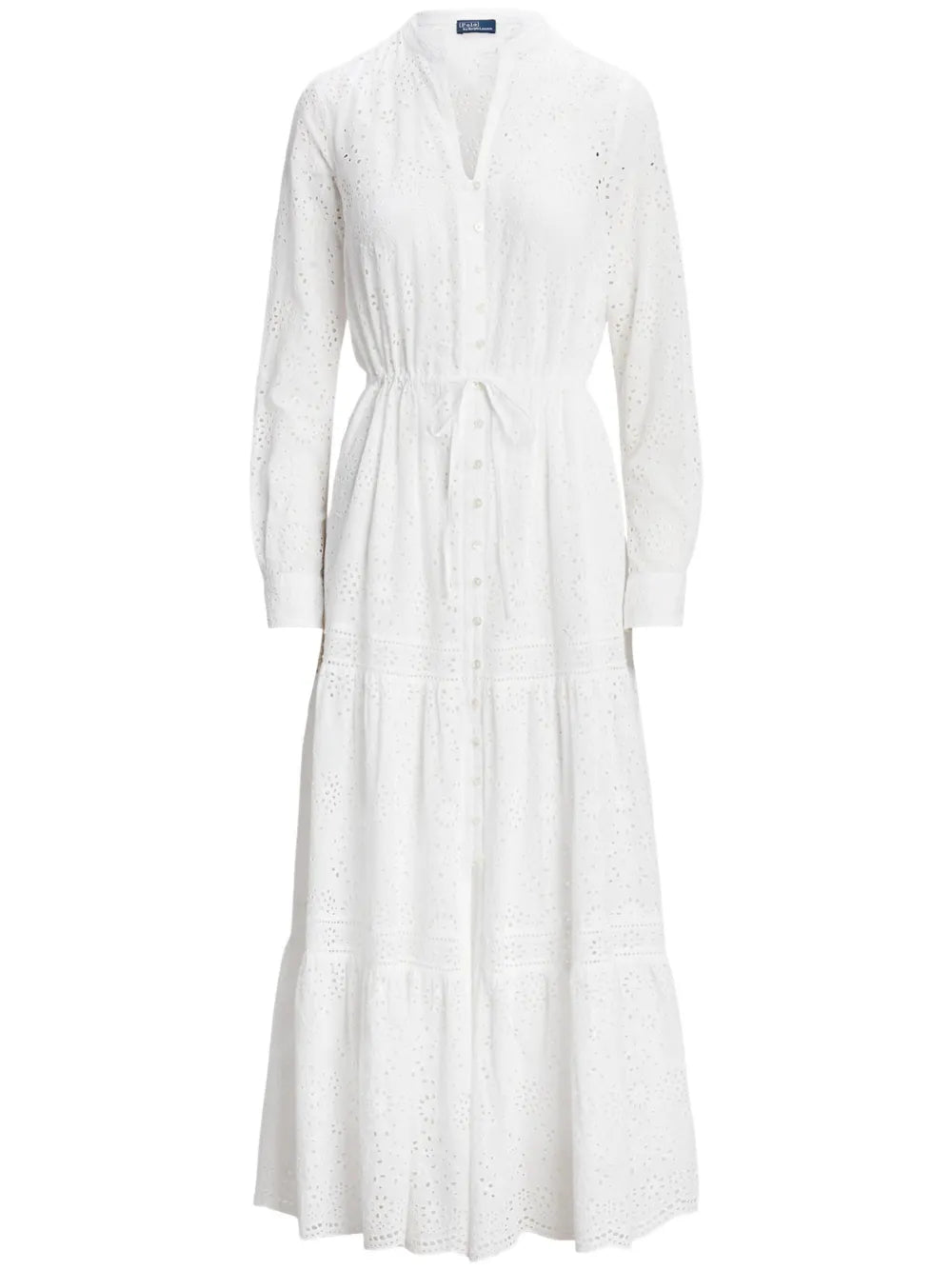 Eyelet Cotton Maxi Dress