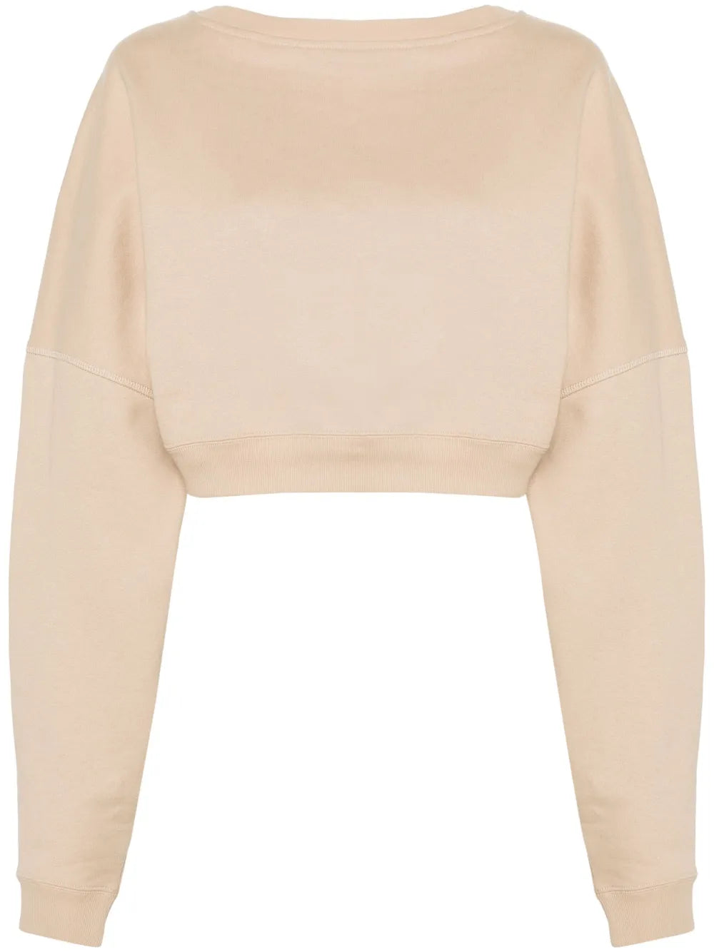 Logo-Embroidered Cropped Sweatshirt