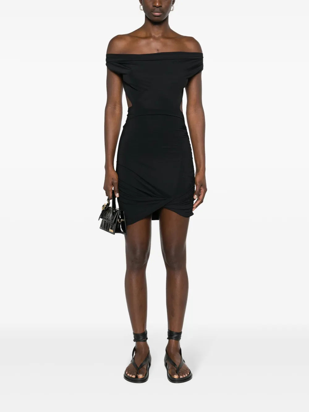 Ester Cowl-Neck Minidress