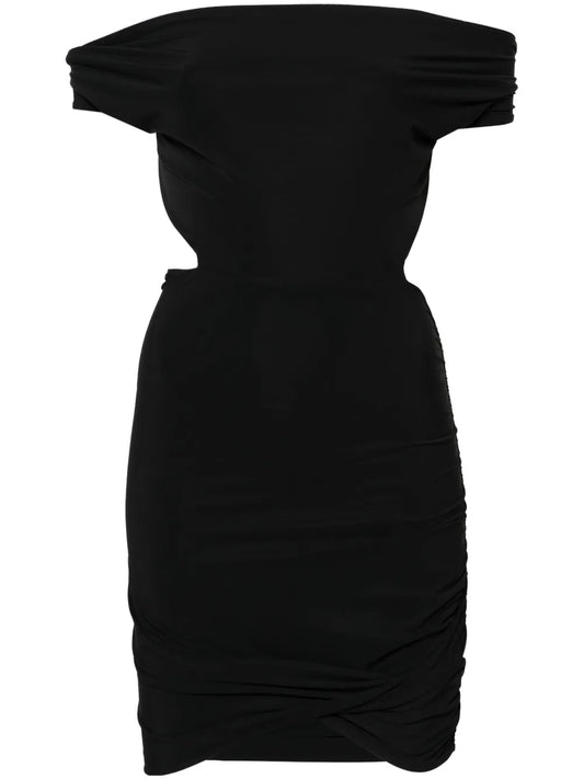 Ester Cowl-Neck Minidress
