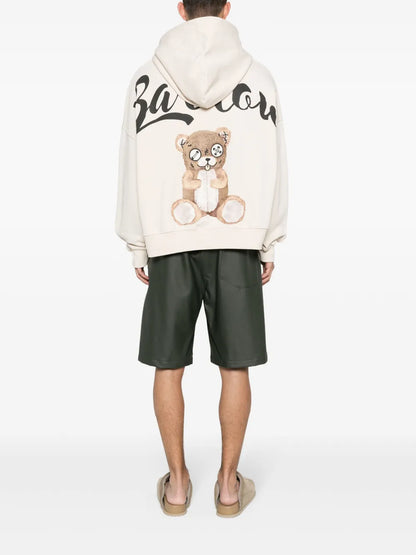 Logo-Print Cotton Hoodie