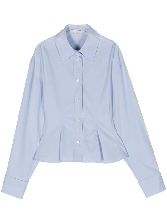 Panelled-Bodice Cotton Shirt