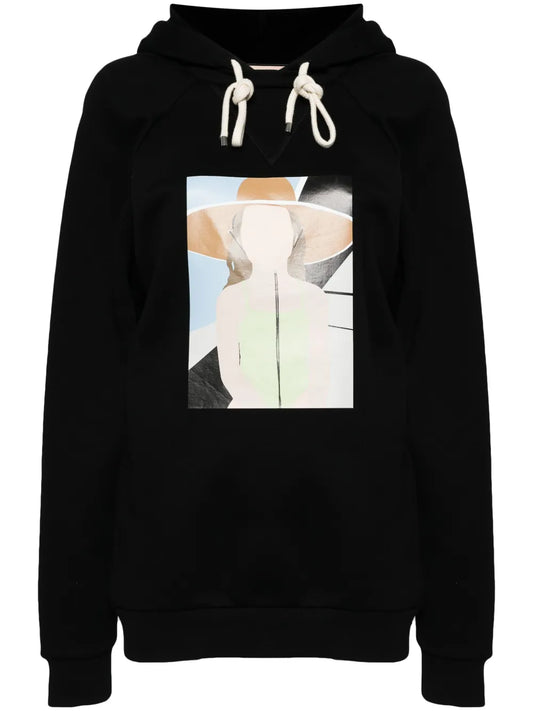Graphic-Print Hoodie