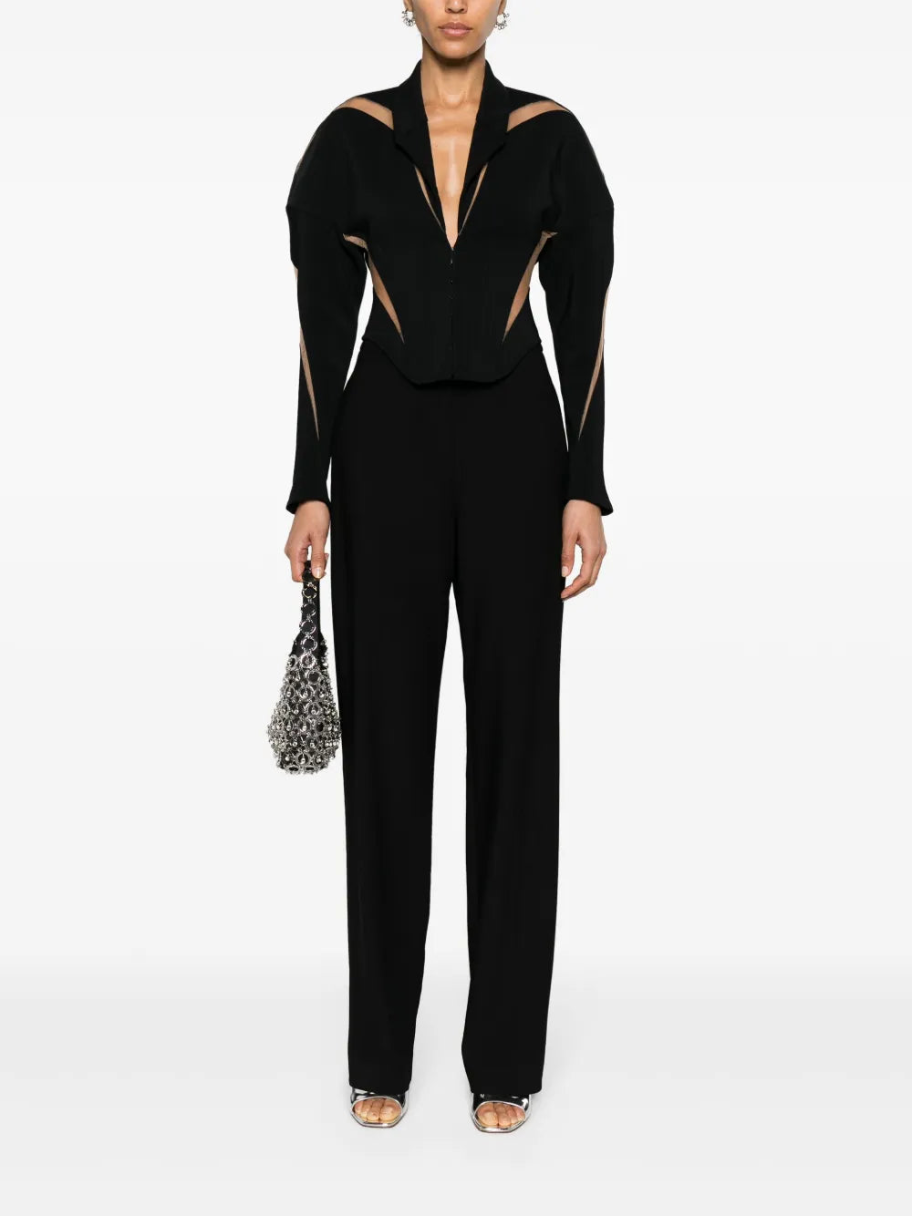 Spiral Illusion Corset Jacket