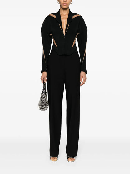 Spiral Illusion Corset Jacket