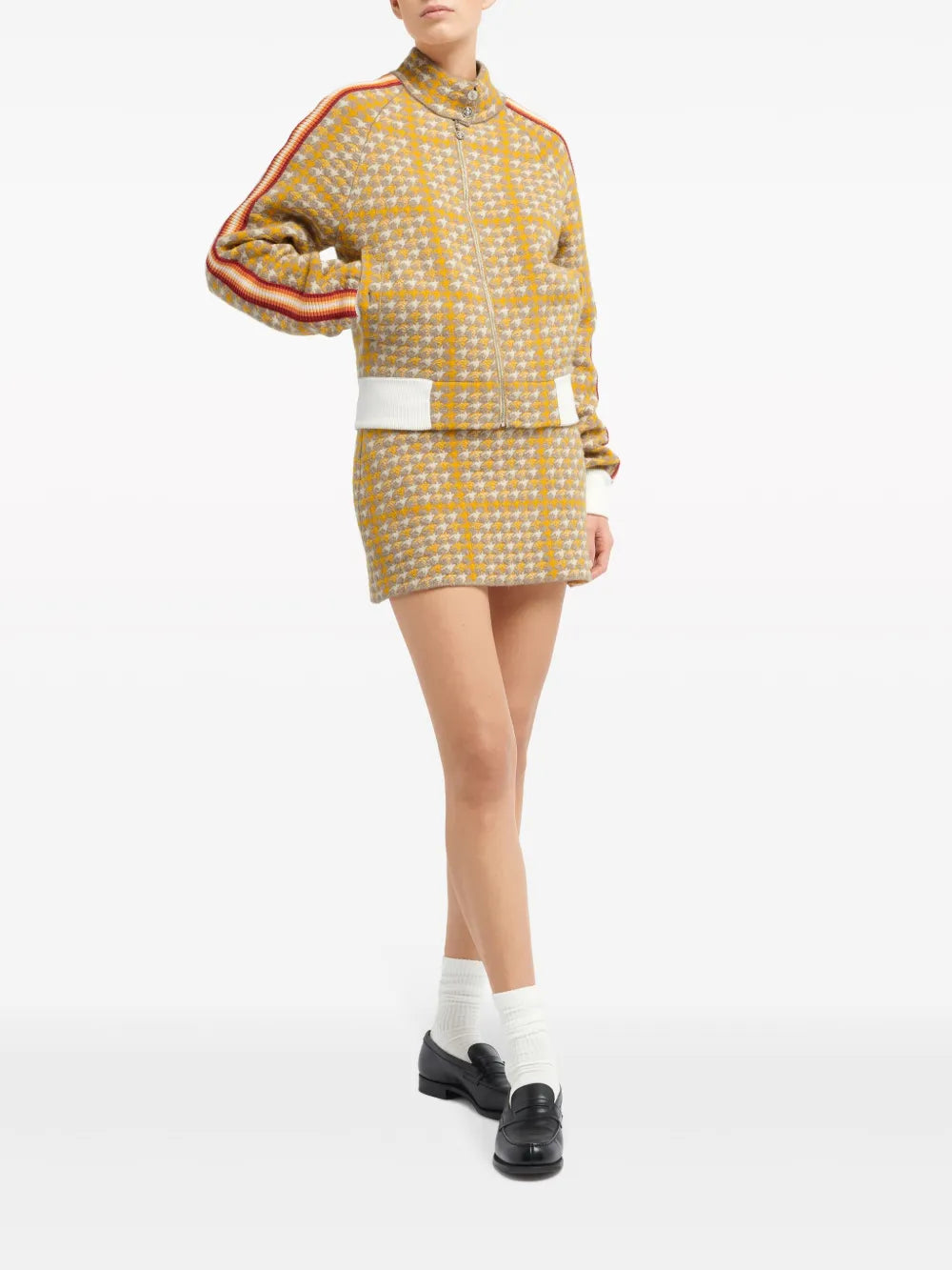 Cashmere-Blend Miniskirt