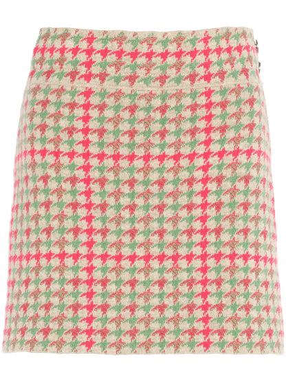 Cashmere-Blend Miniskirt