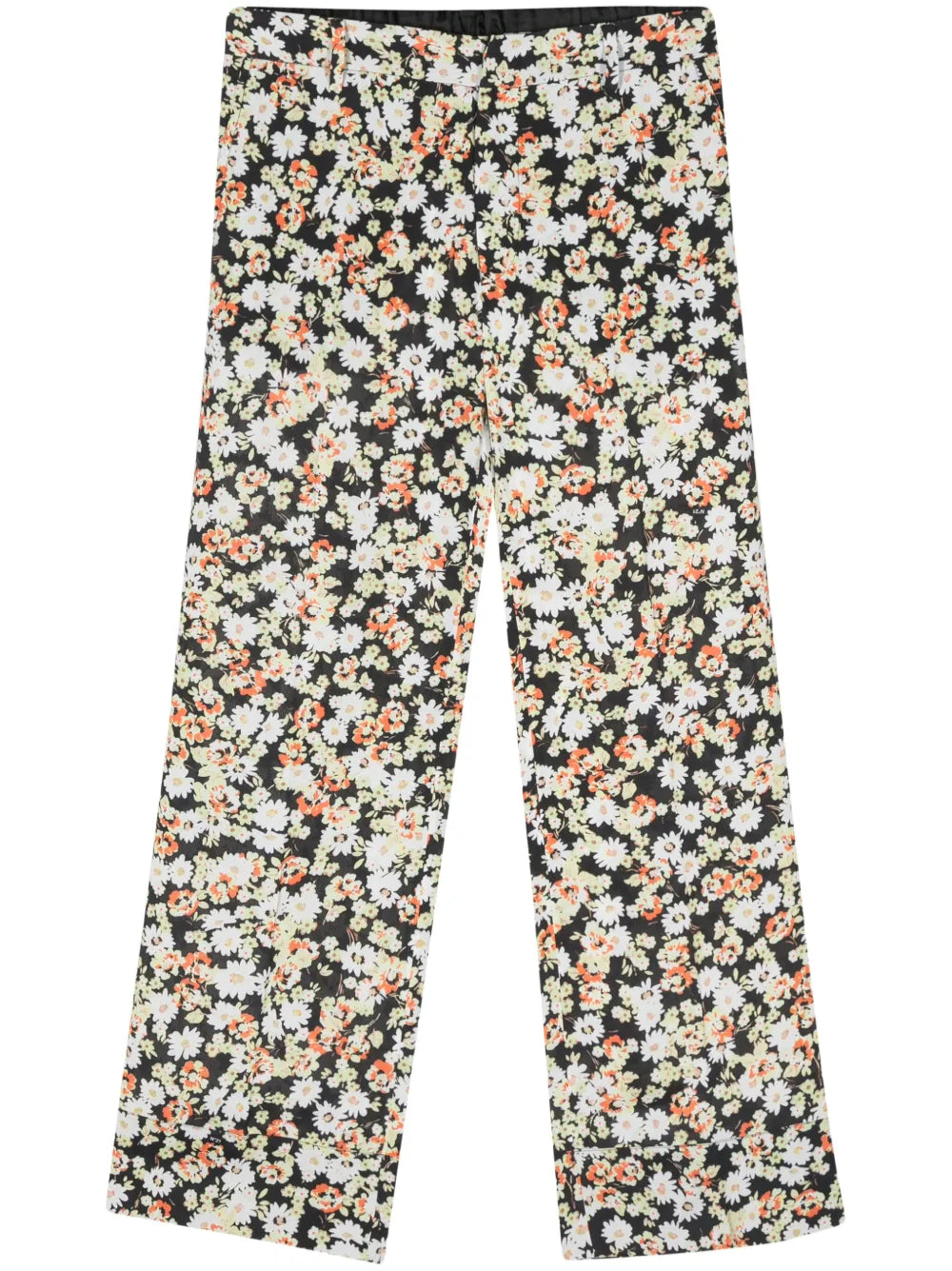 Floral-Print Trousers