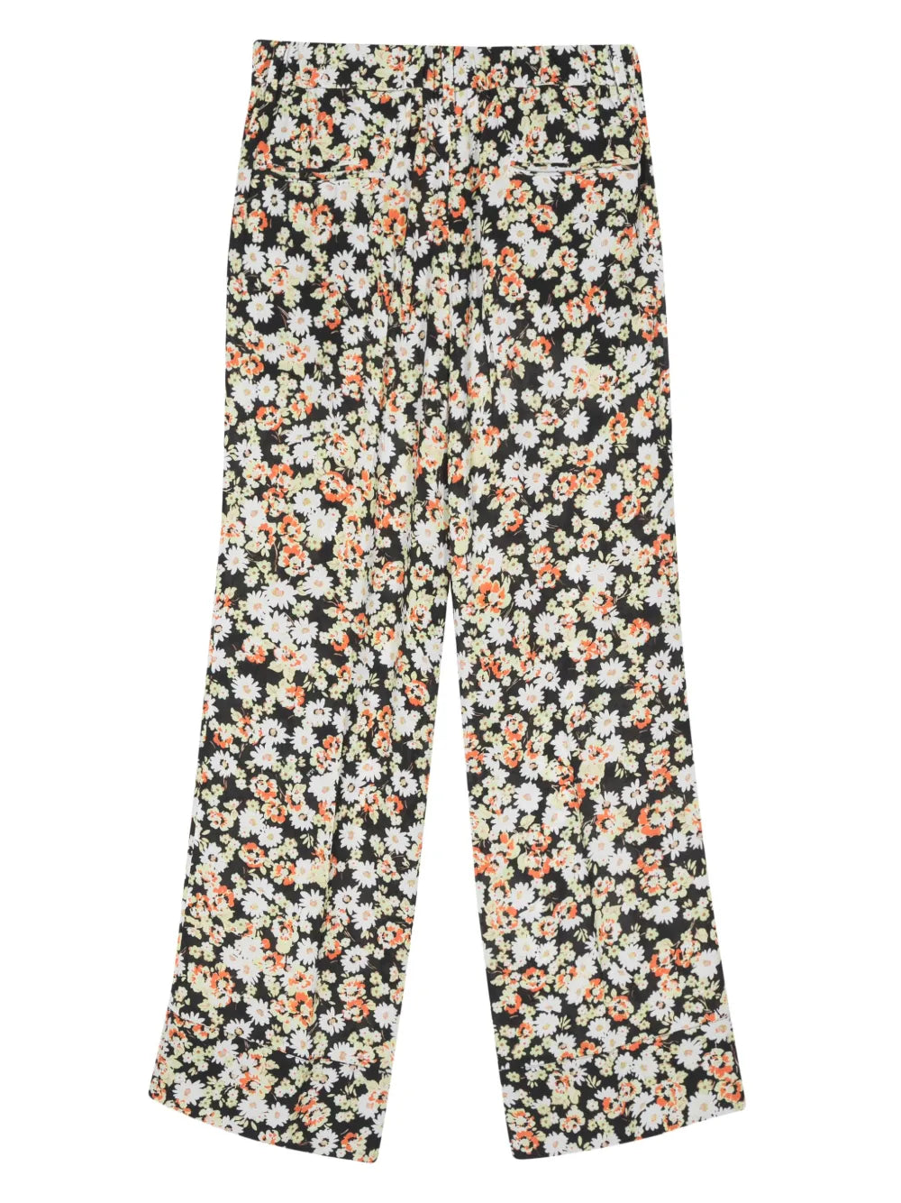 Floral-Print Trousers