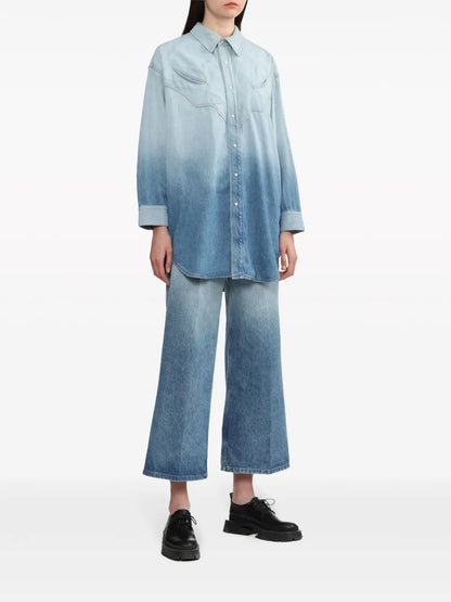Gradient Chambray Shirt
