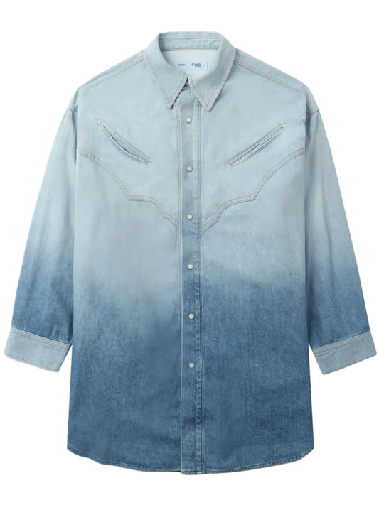 Gradient Chambray Shirt