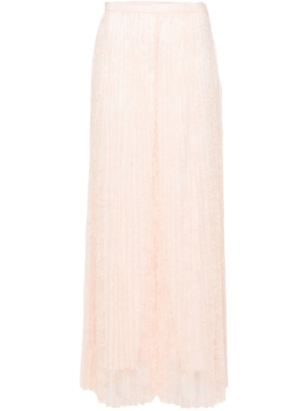 Pleated Lace Palazzo Pants