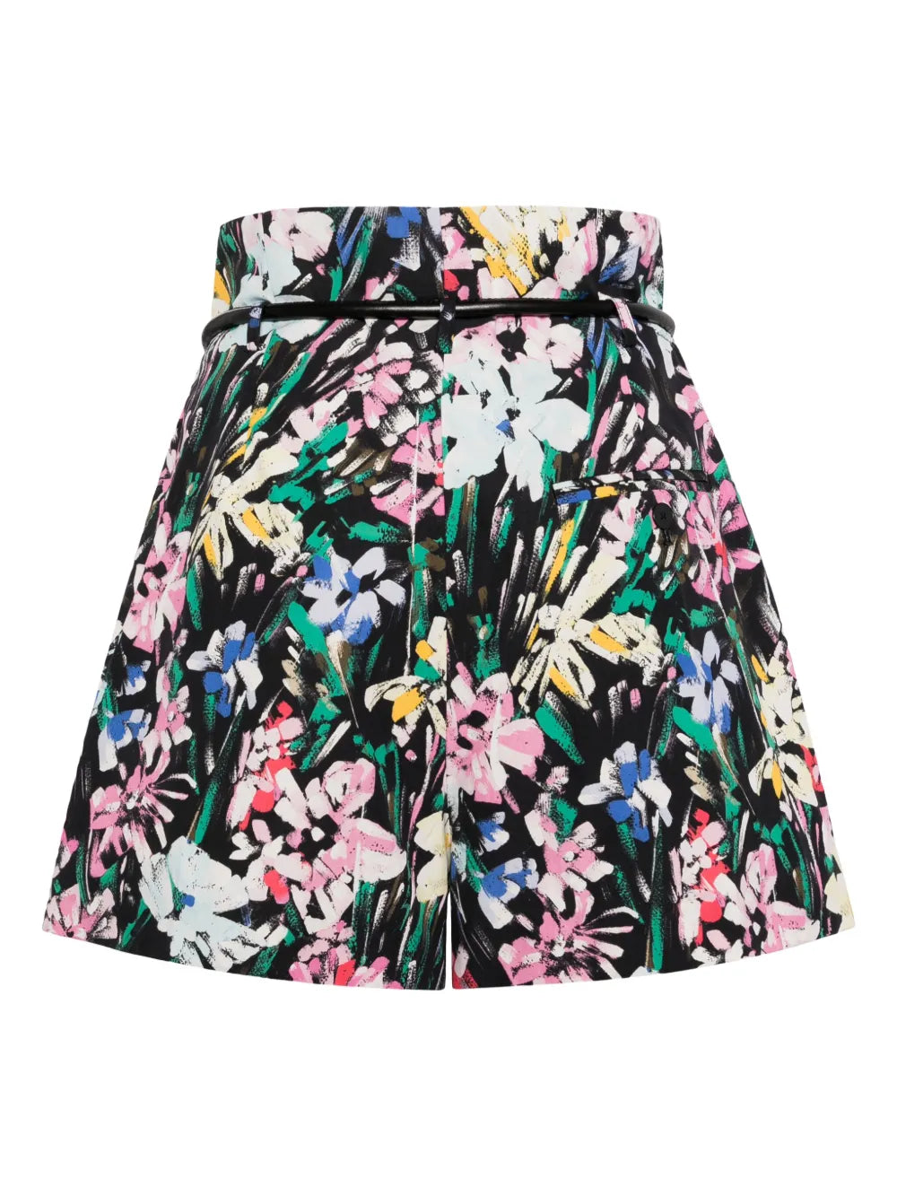 Paperbag-Waist Mini Shorts