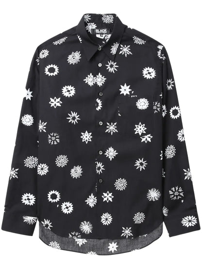 Graphic-Print Cotton Shirt