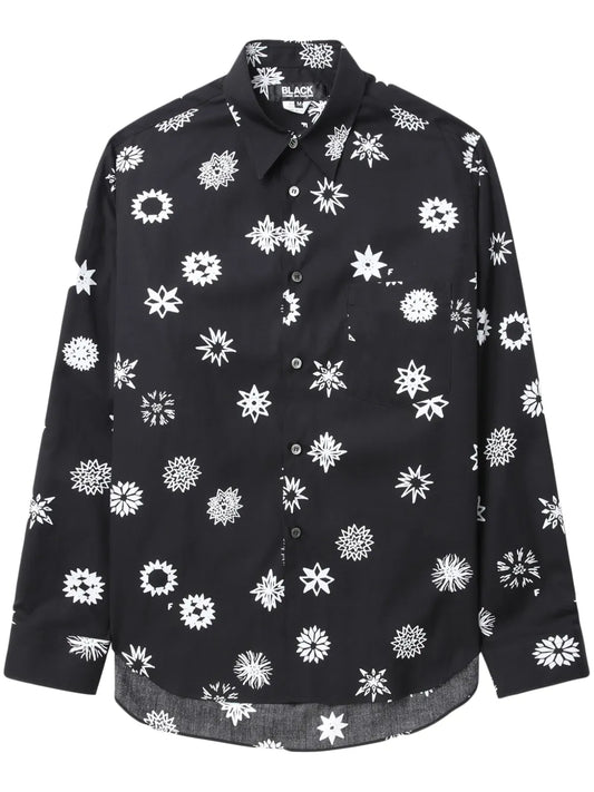 Graphic-Print Cotton Shirt