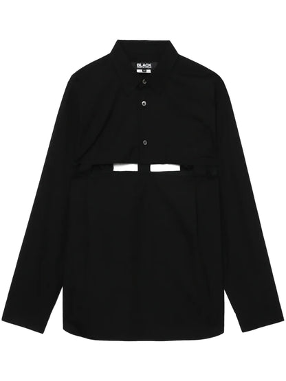 Cut-Out Cotton Shirt