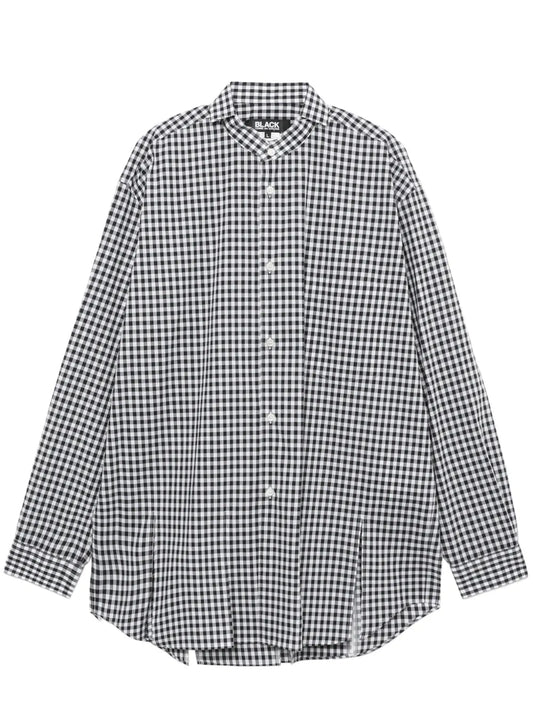 Gingham-Print Cotton T-Shirt