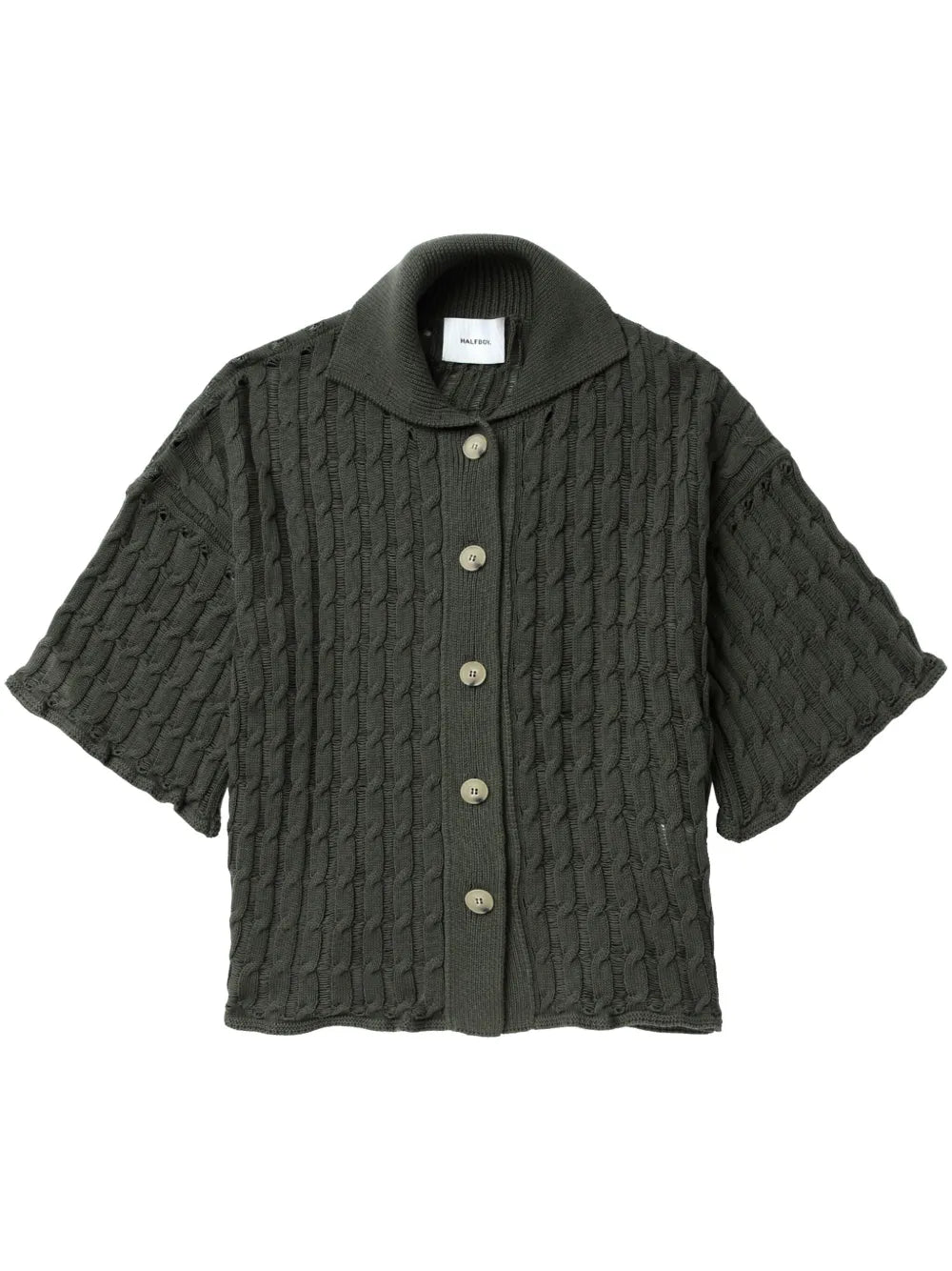 Cable-Knit Cotton Top