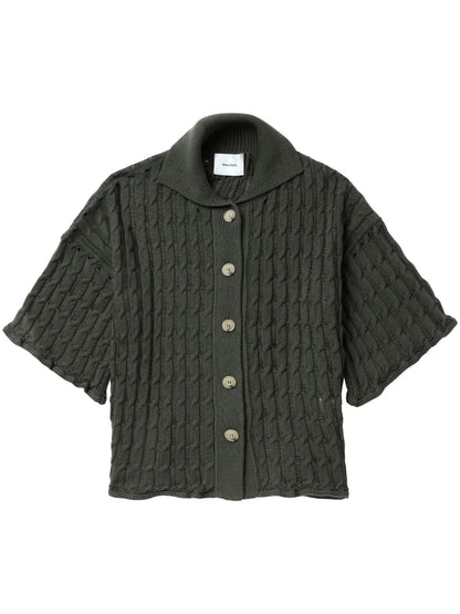 Cable-Knit Cotton Top