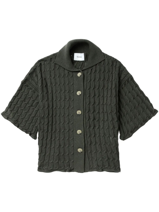 Cable-Knit Cotton Top