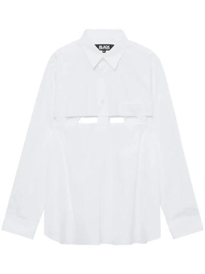 Cut-Out Long-Sleeve Shirt