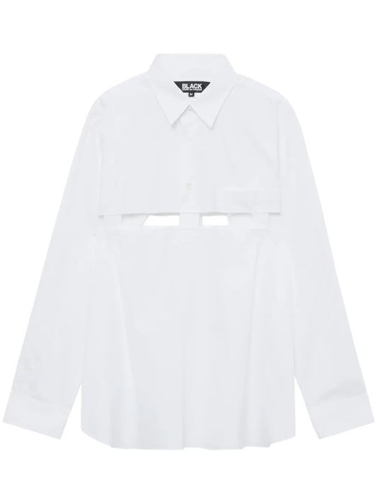 Cut-Out Long-Sleeve Shirt