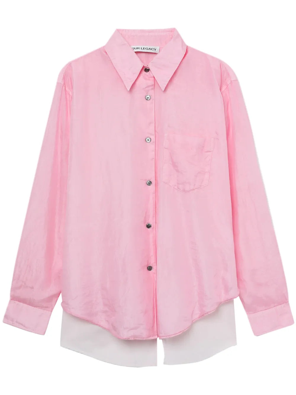 Apron Cotton-Silk Shirt