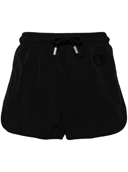 Logo-Embroidered Track Shorts
