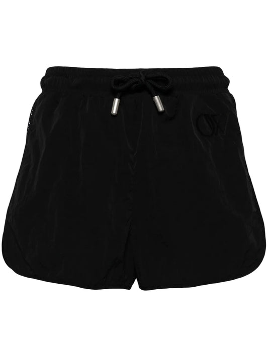 Logo-Embroidered Track Shorts