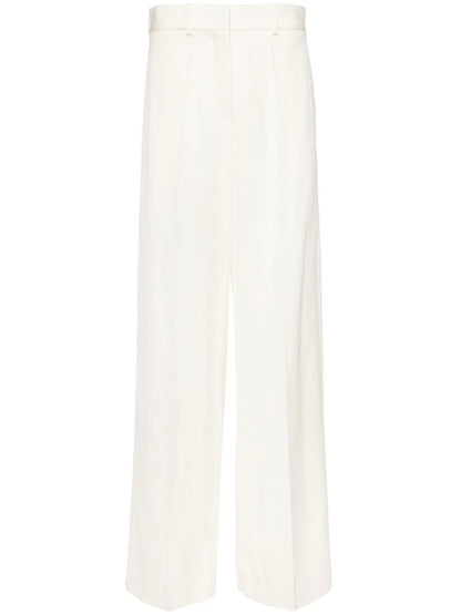 Wide-Leg Tailored Trousers