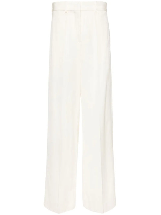 Wide-Leg Tailored Trousers
