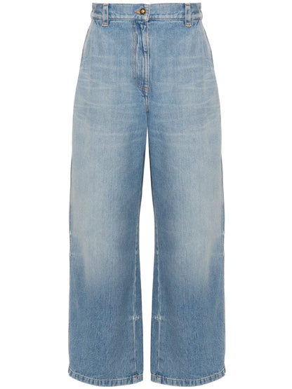 High-Rise Wide-Leg Jeans