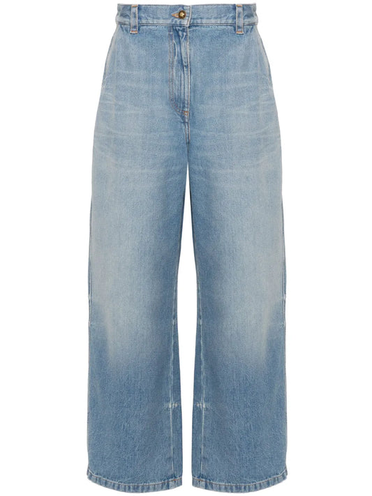 High-Rise Wide-Leg Jeans