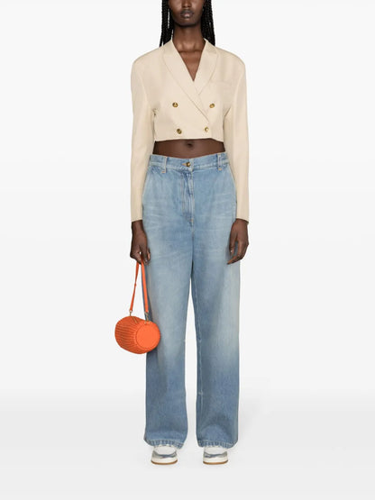 High-Rise Wide-Leg Jeans