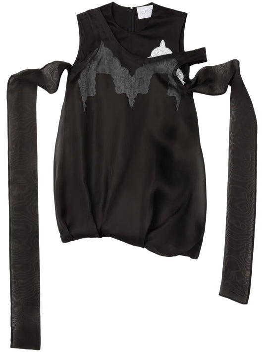 Honey Suckle Lace-Embellished Minidress