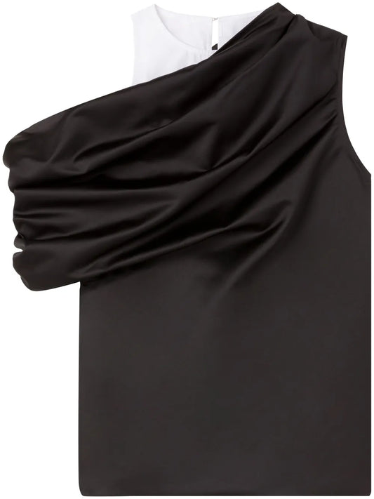 Hyacinth Draped Cropped Top