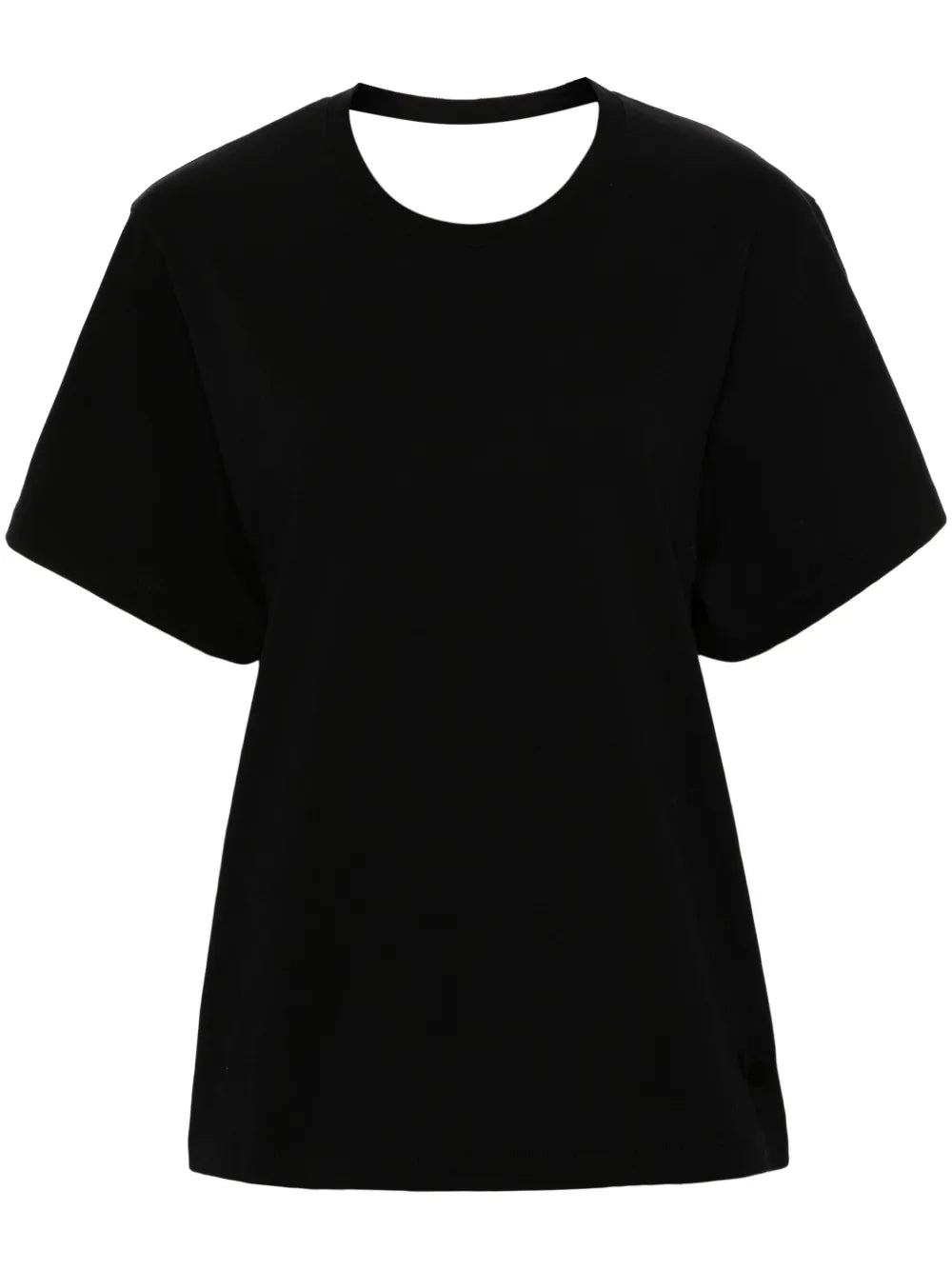 Open-Back Cotton T-Shirt