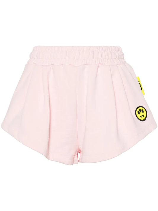 Logo-Print Cotton Shorts
