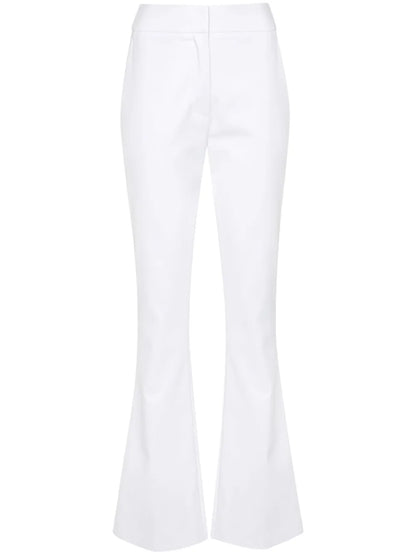 Twill Flared Trousers