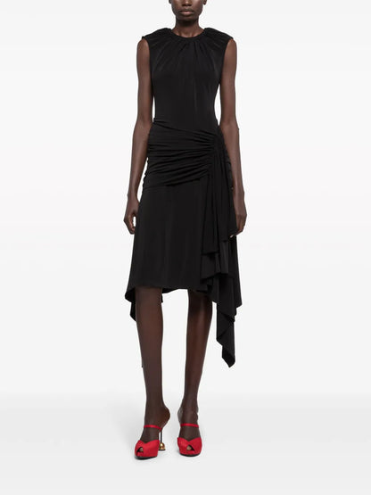 Helleborus Draped Midi Dress