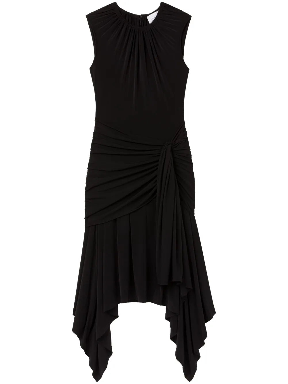 Helleborus Draped Midi Dress